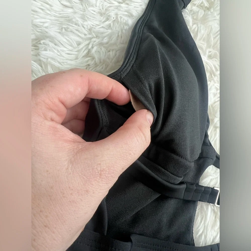 Adore Me NEW Black Brinlee Contour One Piece Swimsuit - Size Medium - Picture 8 of 12